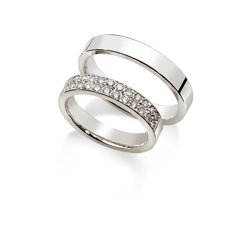 Gifteringer Moments by Pan Jewelry i hvitt gull N8540 - N4940