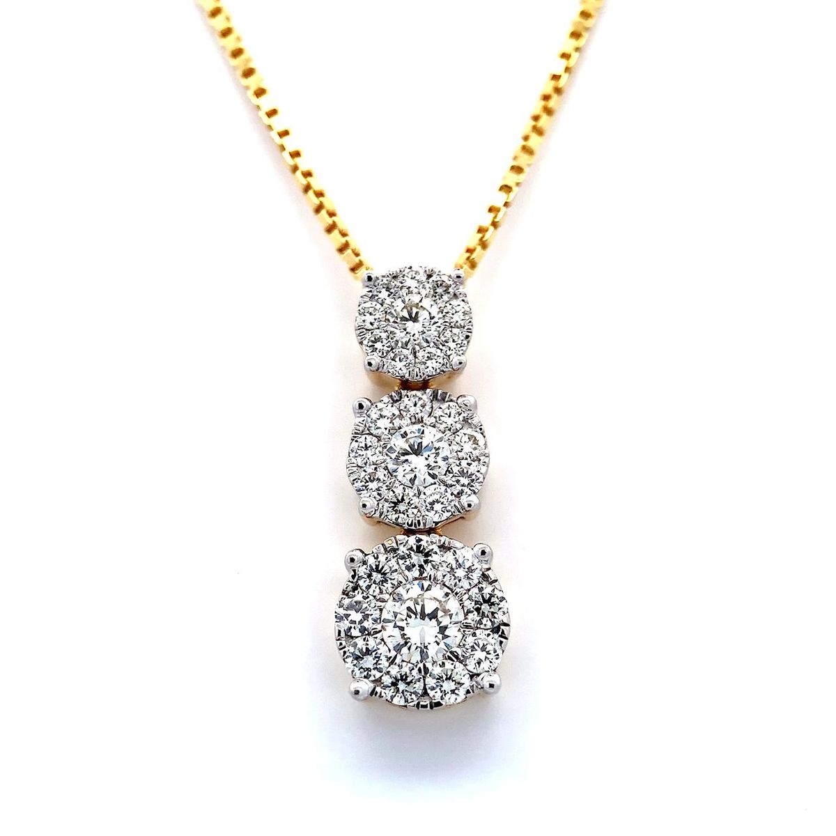 SpesialPris! Diamantanheng 1 carat diamanter