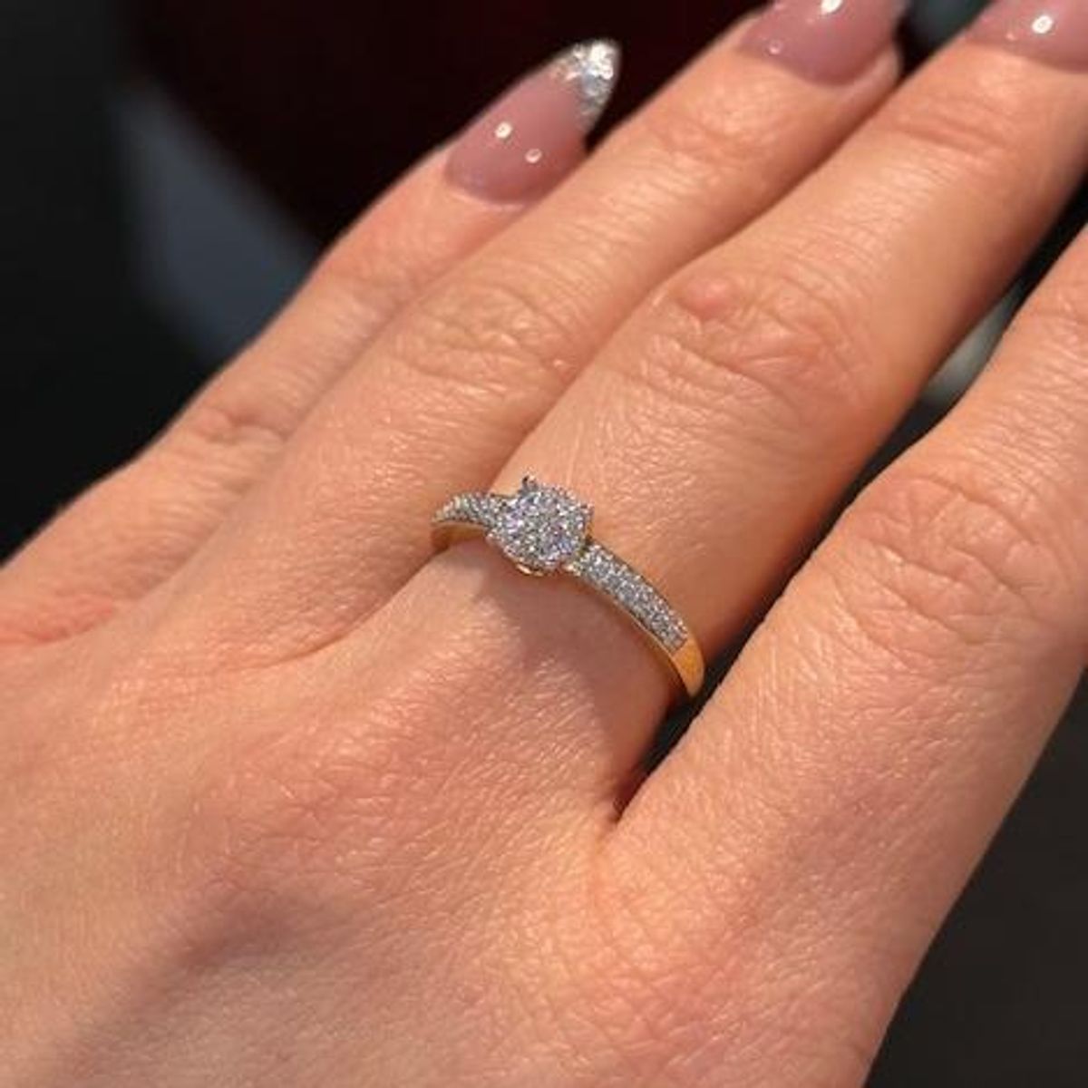 SpesialPris! Diamantring 0.15 carat w.si