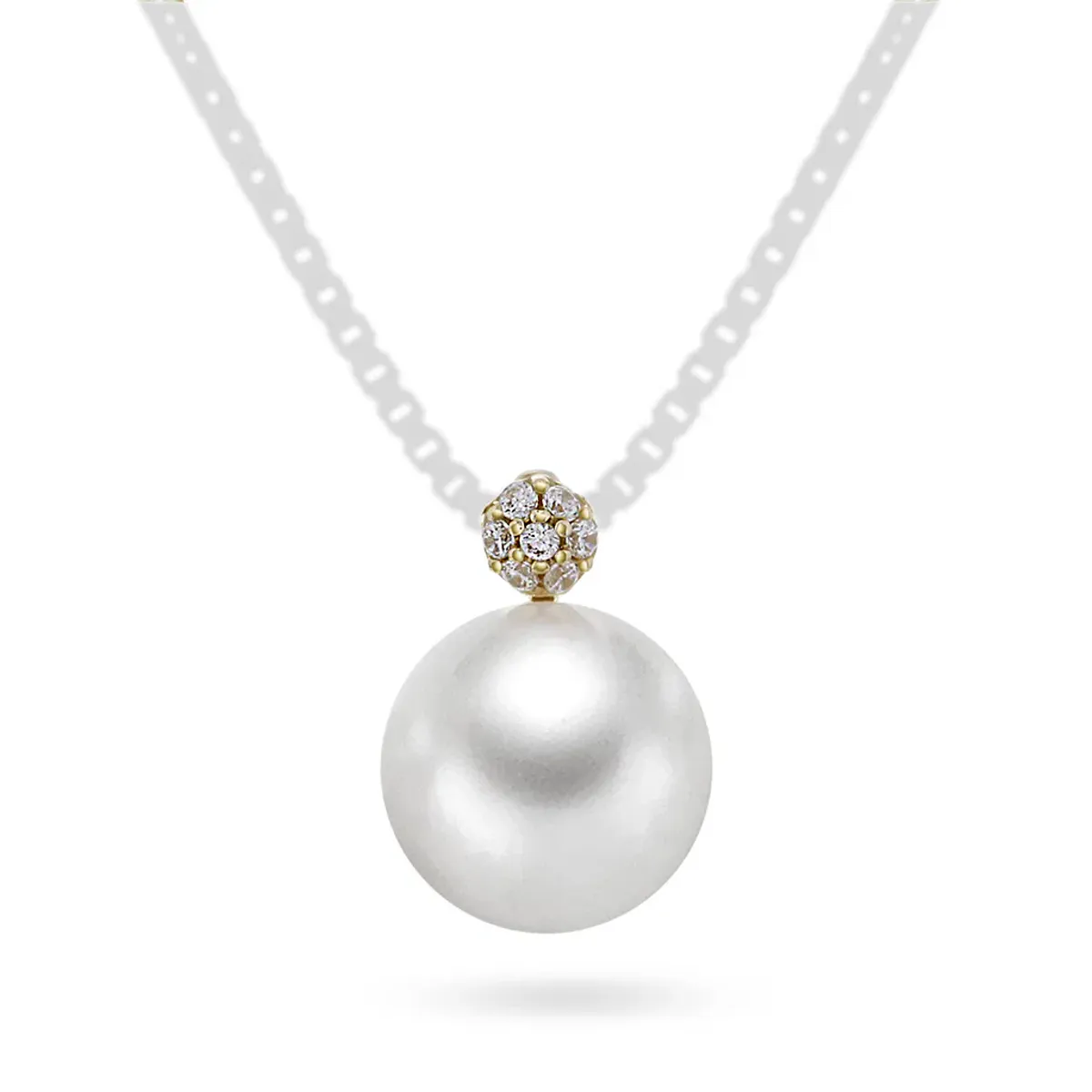 Gullsmykke med perle Pan Jewelry