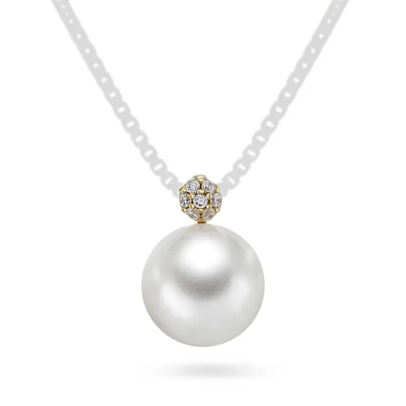 Gullsmykke med perle Pan Jewelry